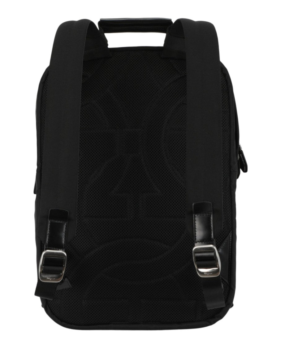 Ferragamo Nylon Gancini Technical Backpack