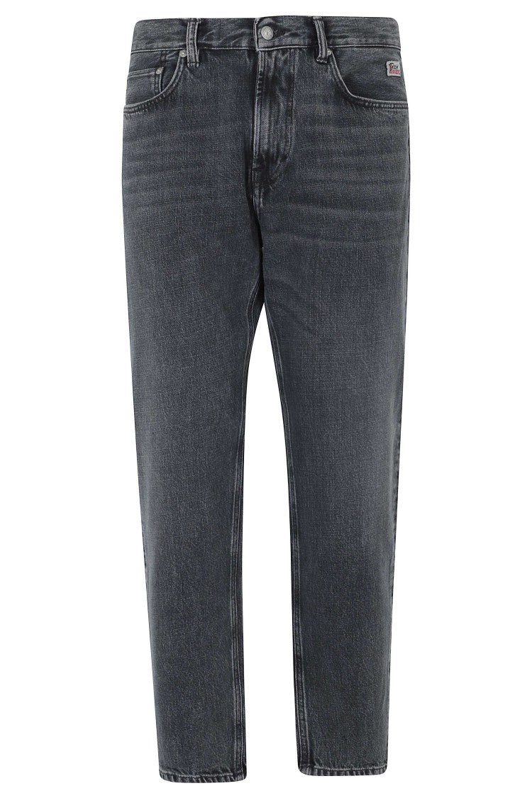 Roy Roger's Black Dapper Dalt Villa Five-Pocket Carrot Fit Jeans