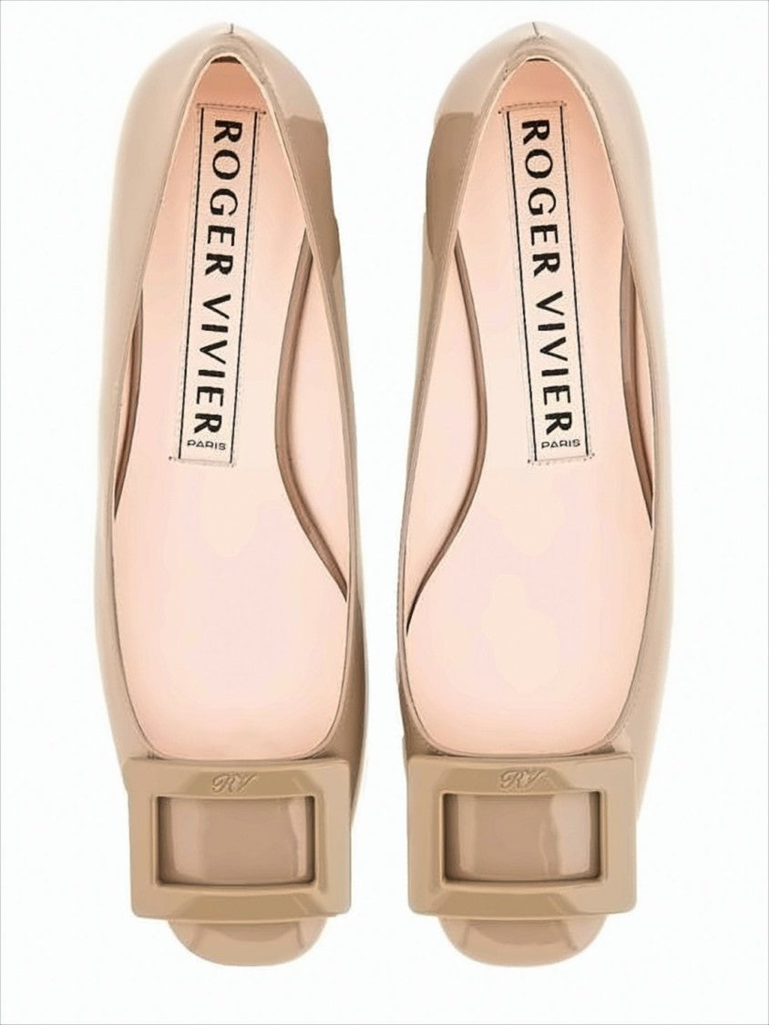 Roger Vivier Glossy Low-Heeled Pumps