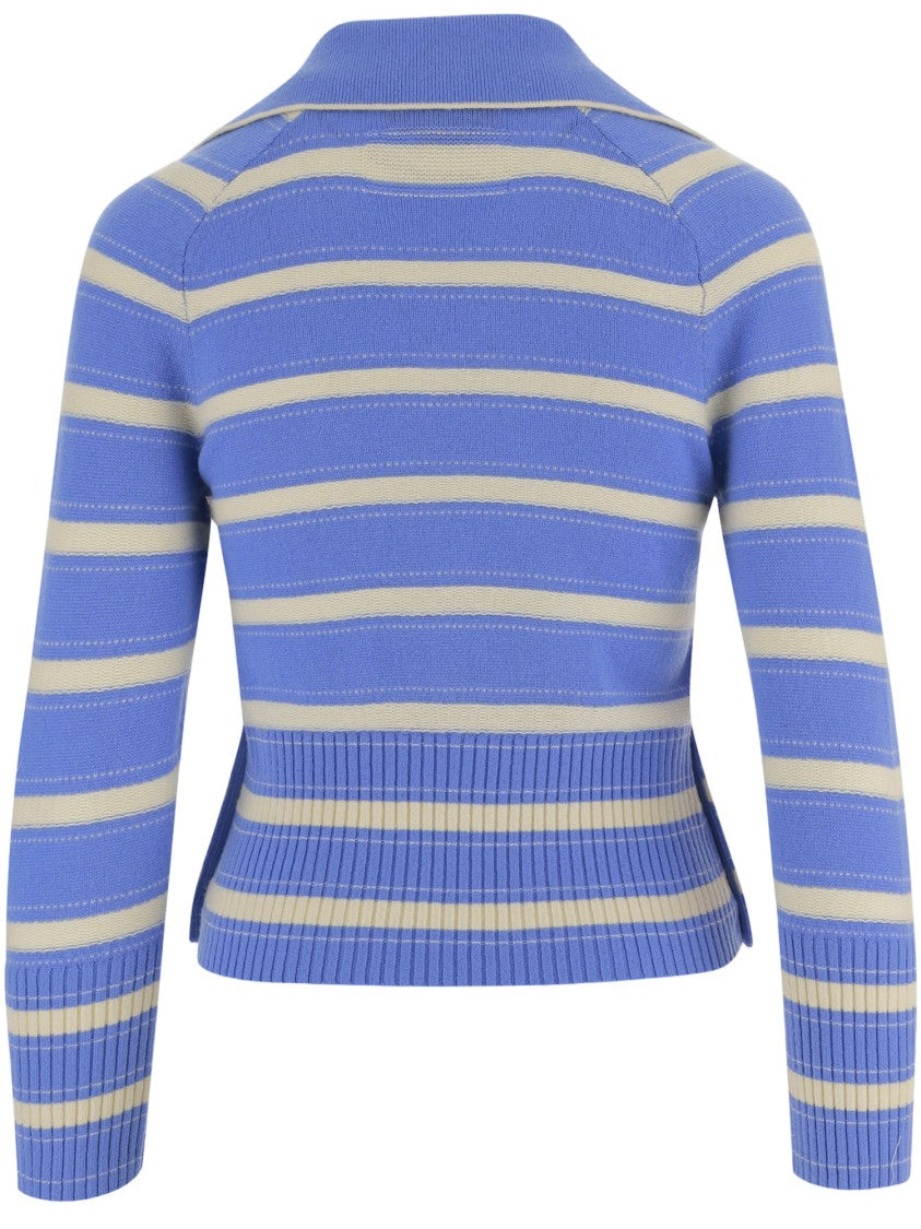 Guest In Residence Striped Cashmere Sweater