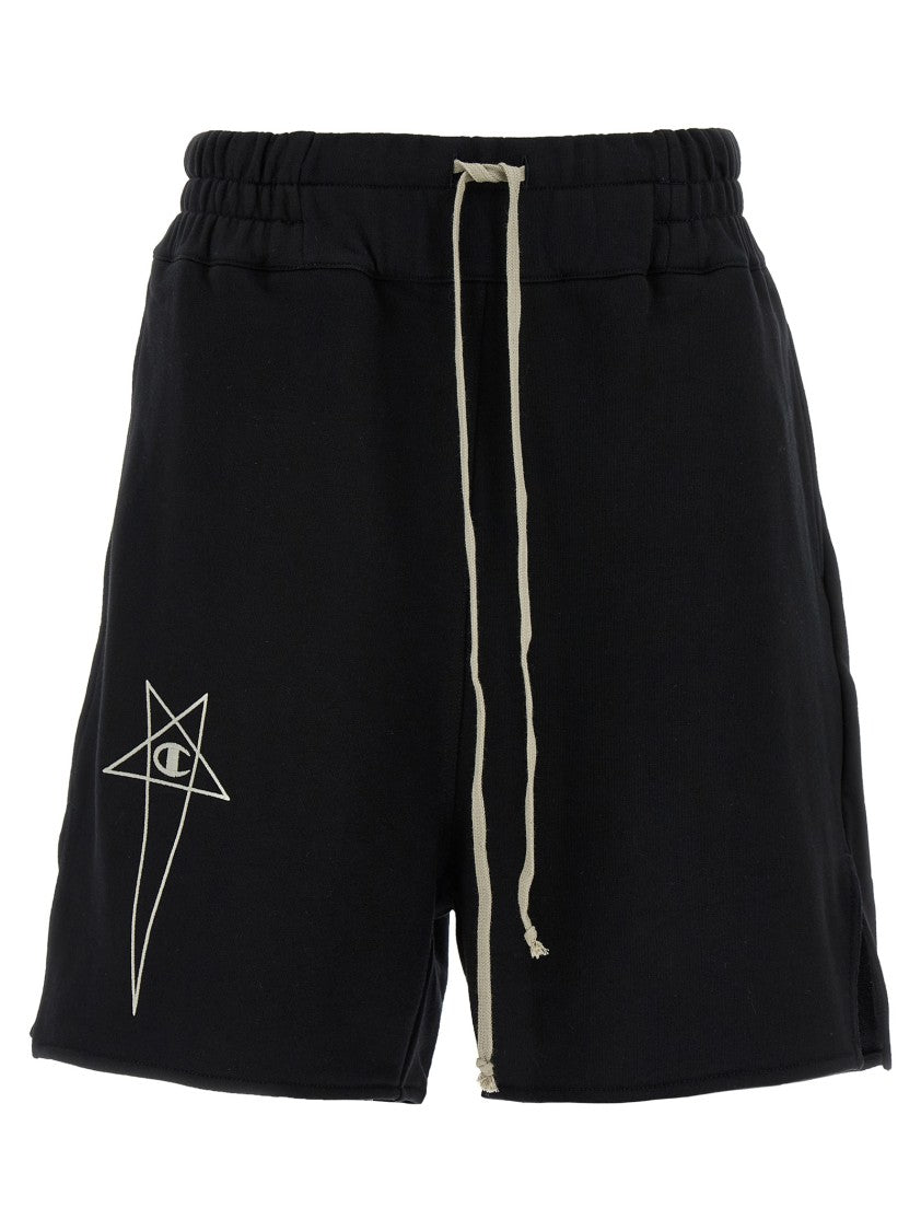 Rick Owens Bermuda Shorts In Brushed Organic Cotton