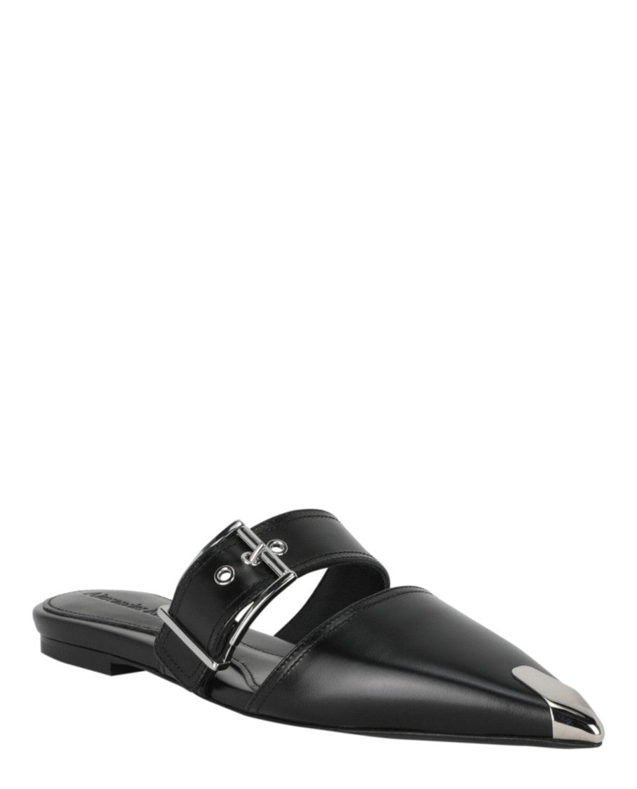 Alexander Mcqueen Punk Leather Flats