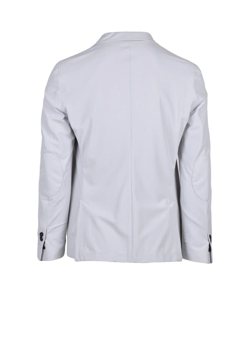 Lebole White Men Polyamide Elastane Stretch Jacket
