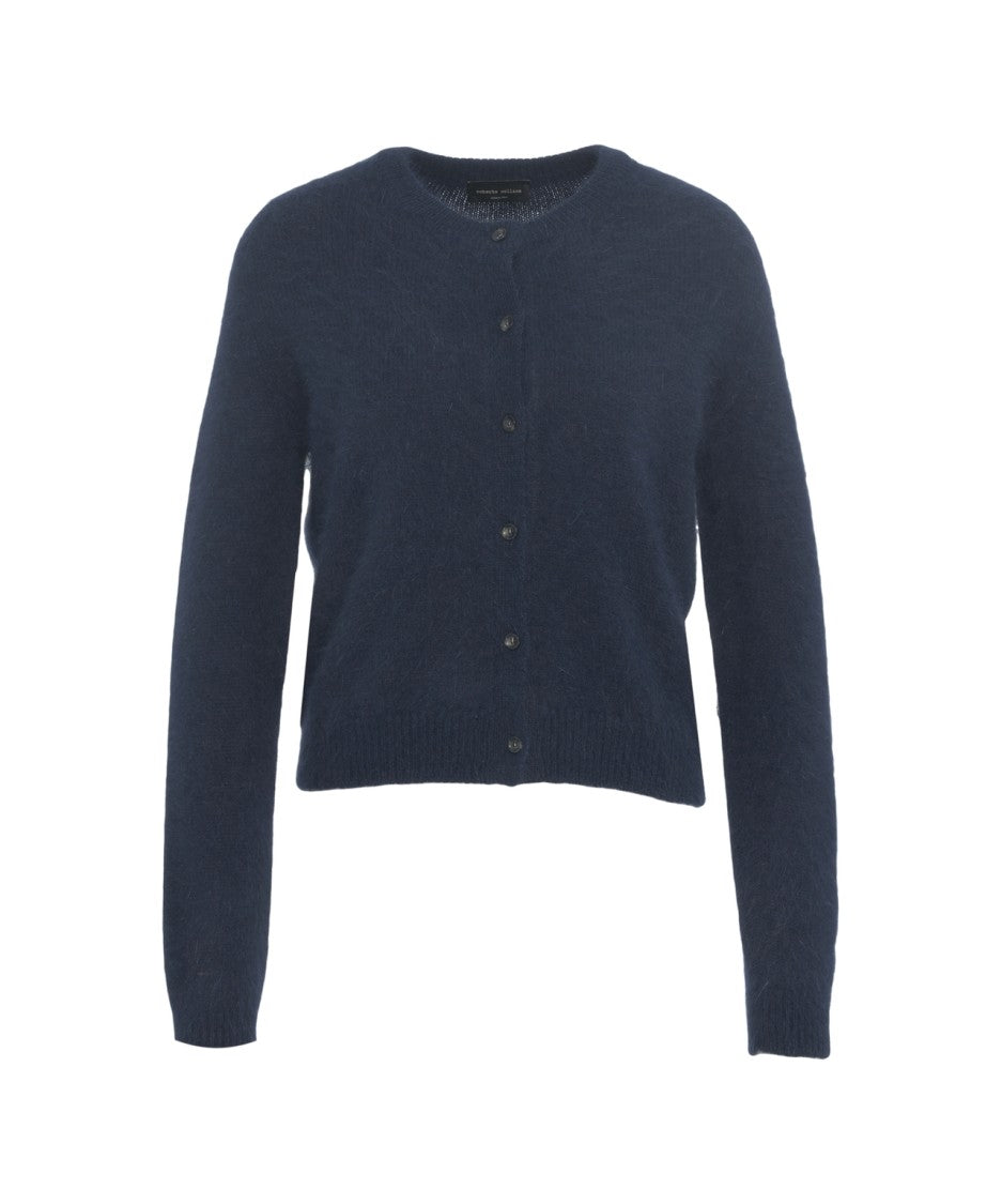 Roberto Collina Classic Round Neck Cardigan With Button Closure