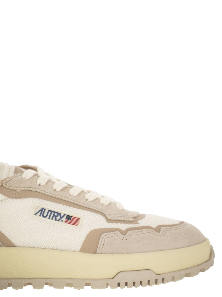 Autry Wildpace - Fabric And Suede Trainers