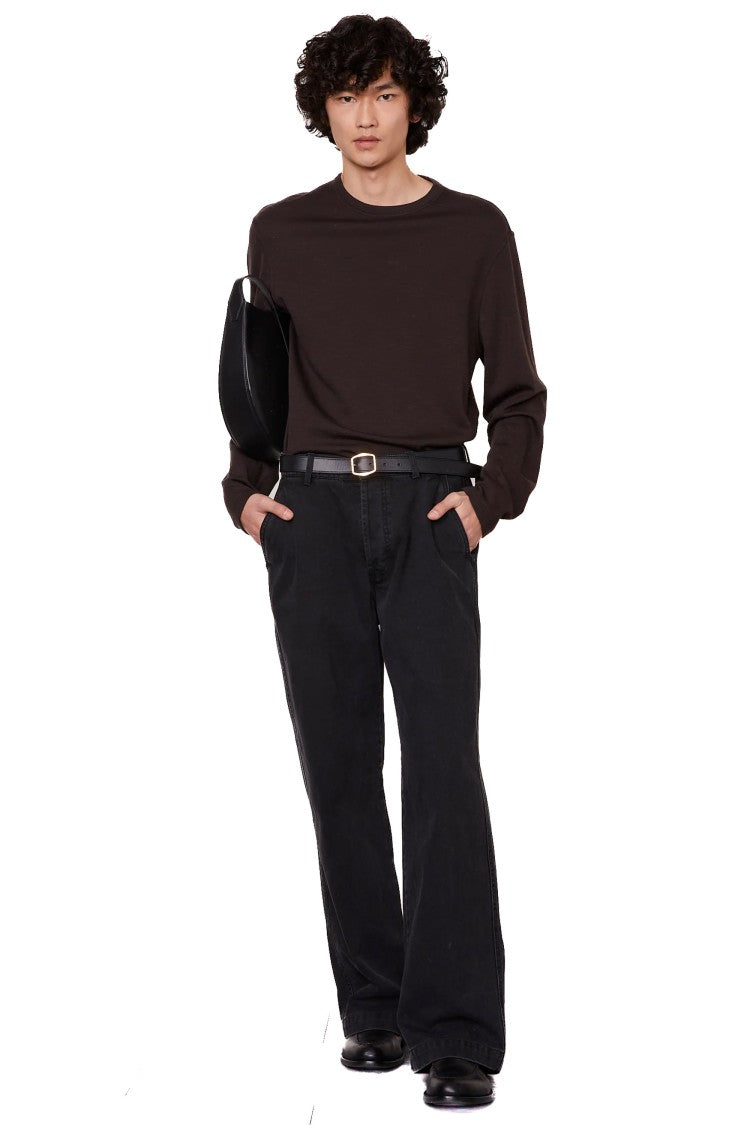 Officine Generale Long Sleeve Wool T-Shirt