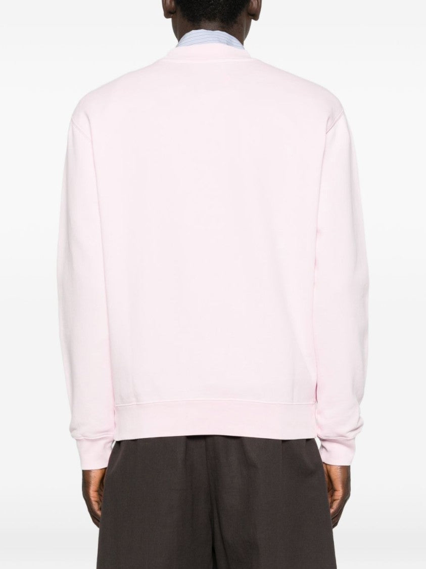 Jacquemus Light Pink Logo Patch Round Sweater