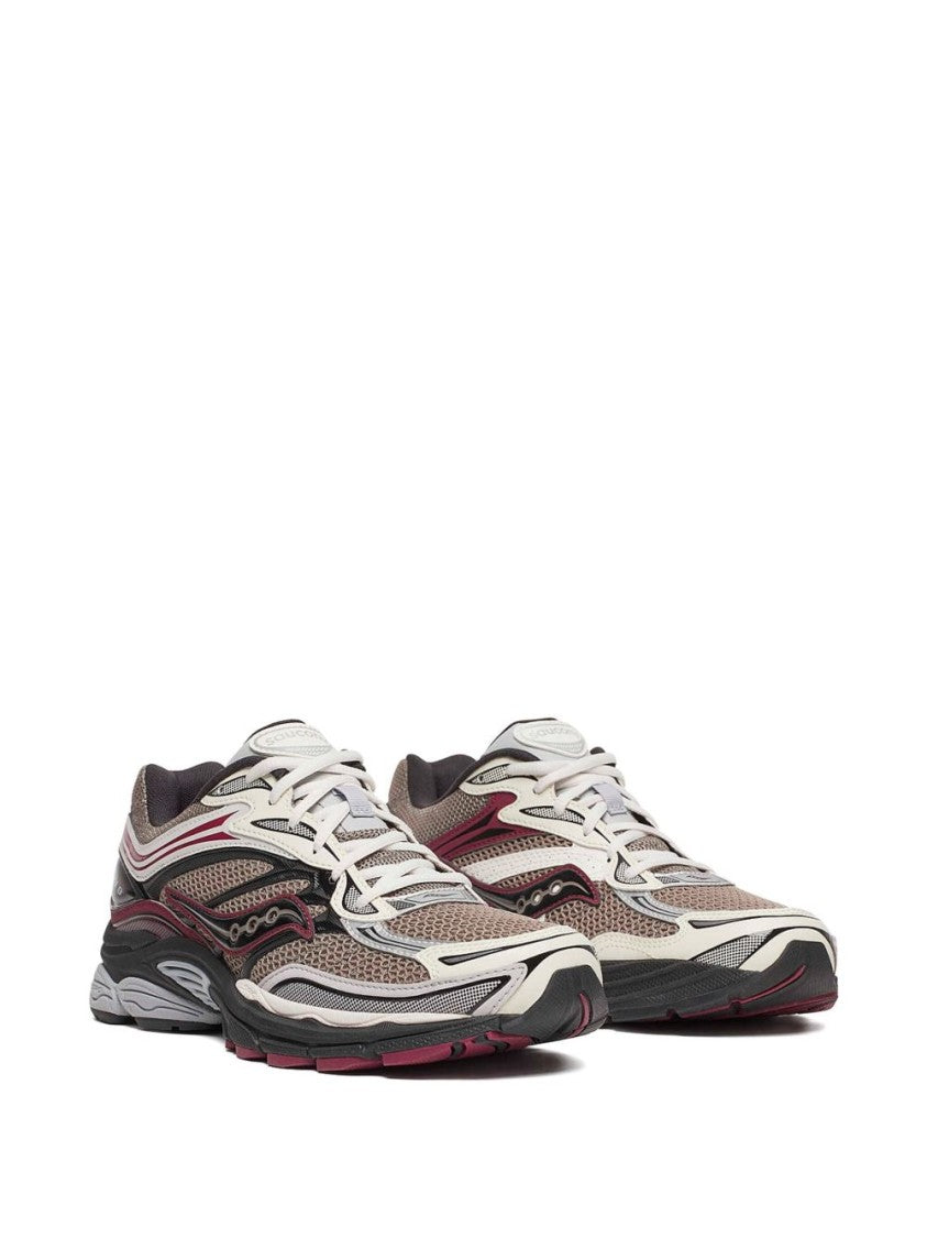 Saucony Breathable Mesh Sneakers With Dark Brown