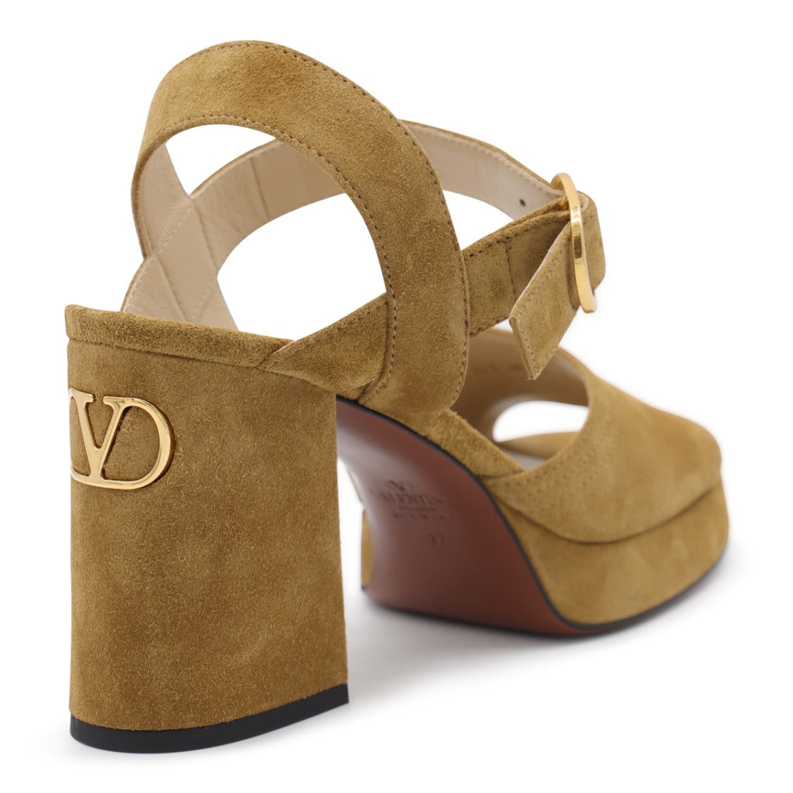 Valentino Garavani Brown Leather Sandals