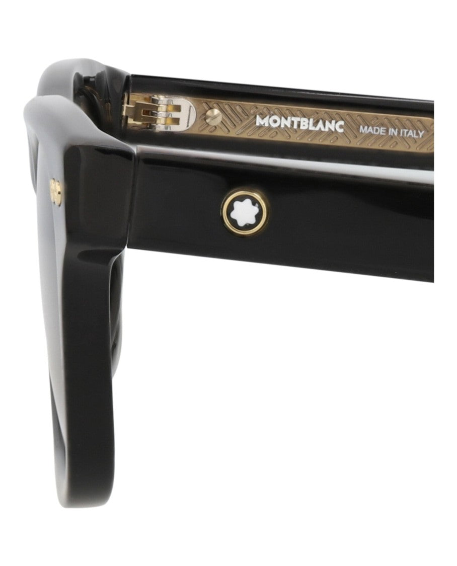 Montblanc Square-Frame Recycled Acetate Sunglasses