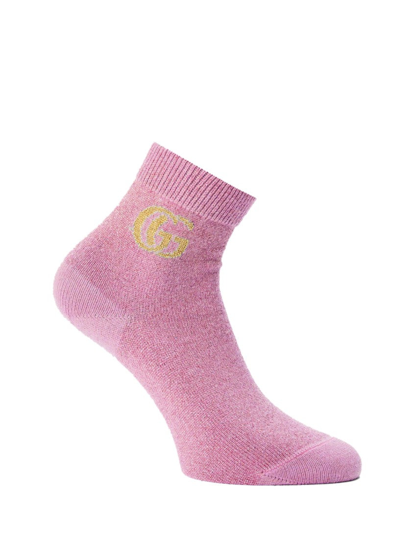 Gucci Gg Monogram Cashmere Ankle Socks