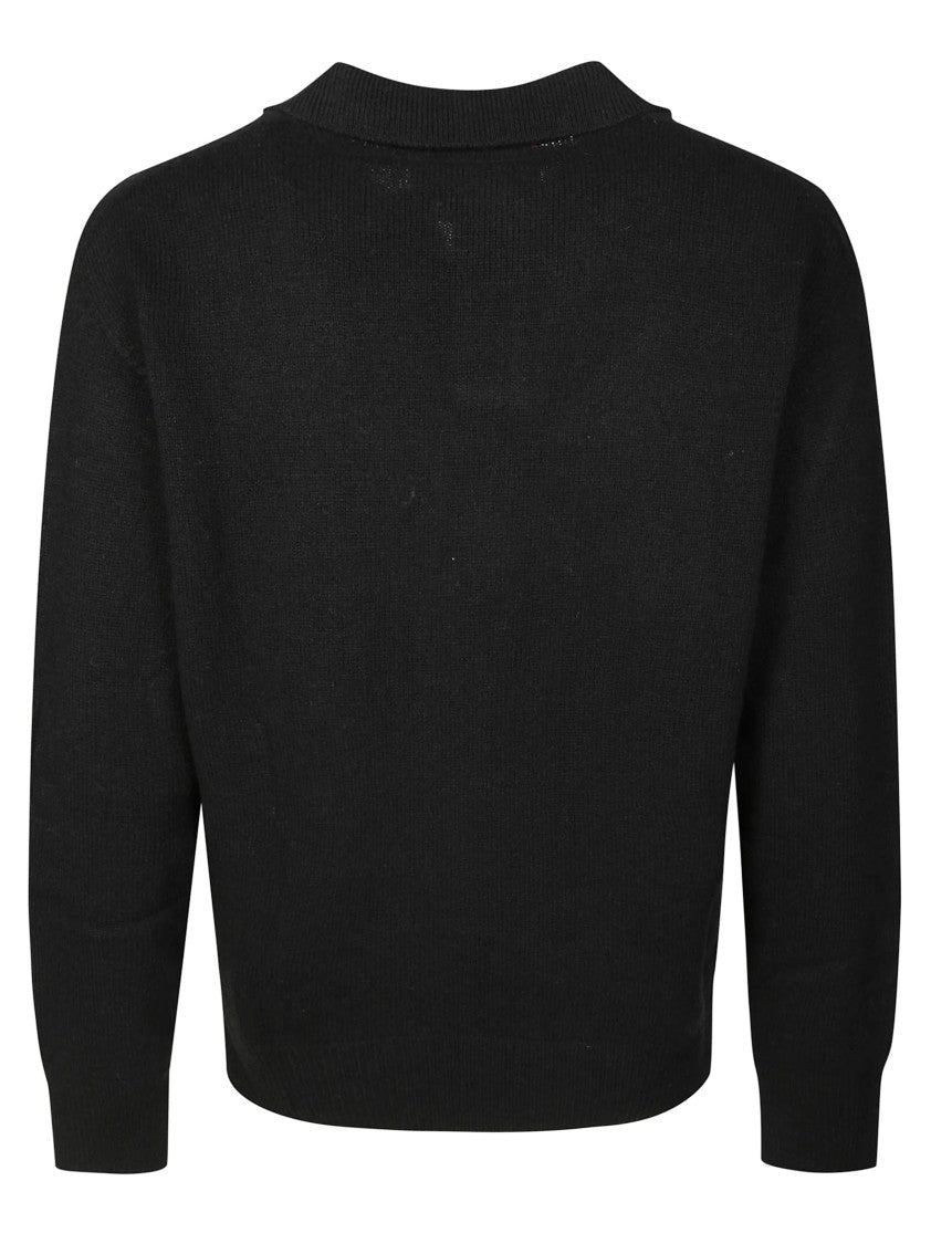 Amaranto Men's Distressed Crew Neck Shirt