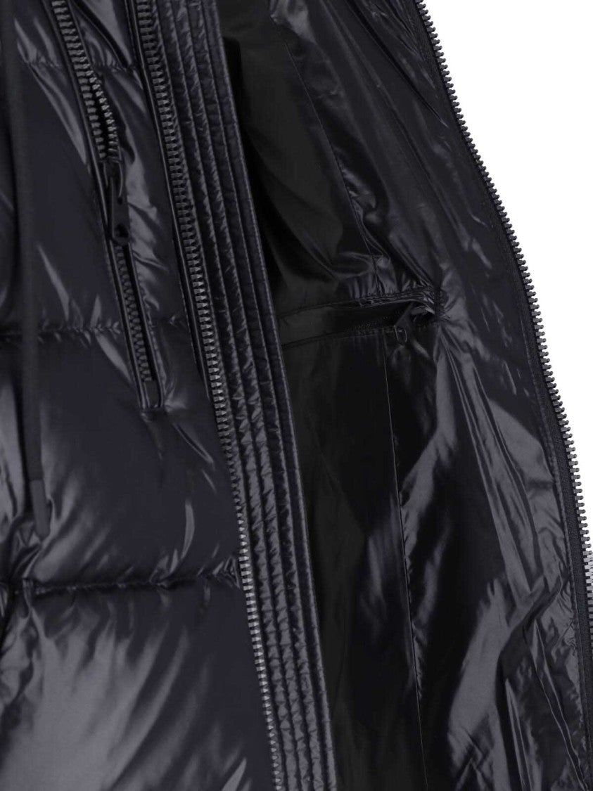 Mackage Black Victor Quilted Hooded Down Jacket
