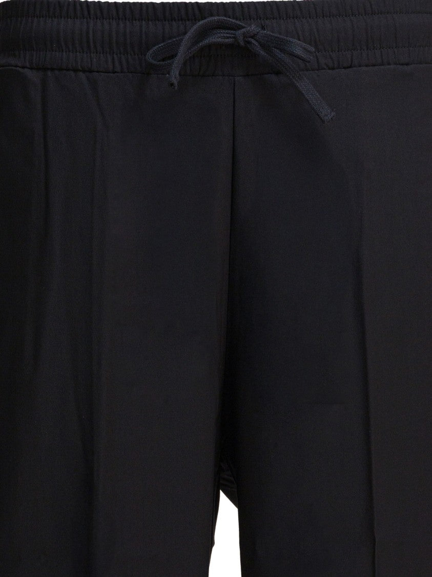 Altum Tailored Black Trousers With Adjustable Drawstring