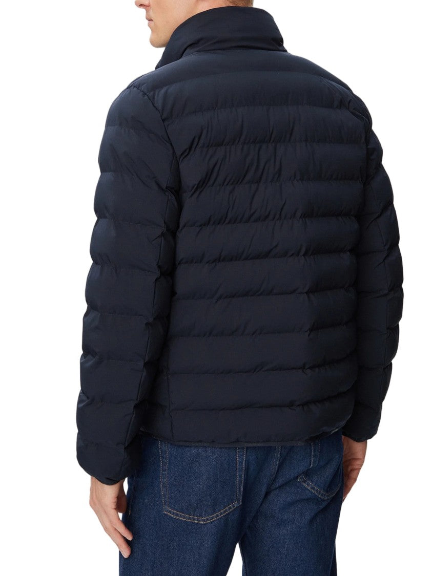 Calvin Klein Lightweight Quilted Puffer Jacket With High Collar And Subtle Branding