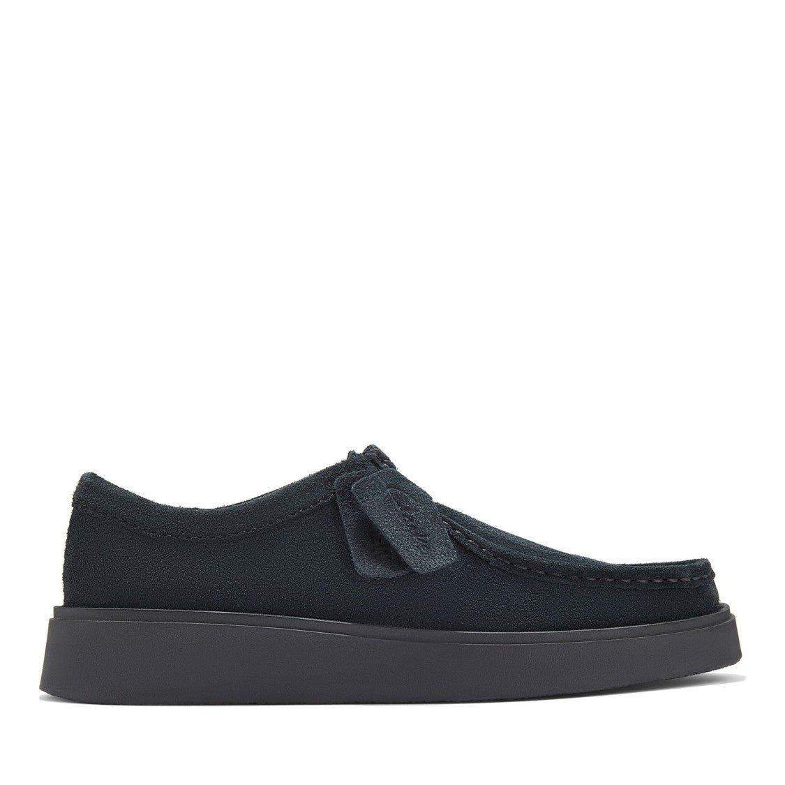 Clarks Torview G Black Low-Profile Suede Loafers