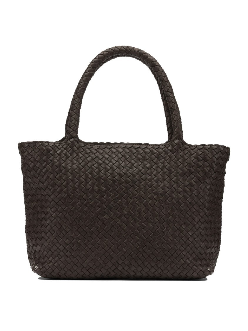 Officine Creative Woven Leather Shoulder Bag