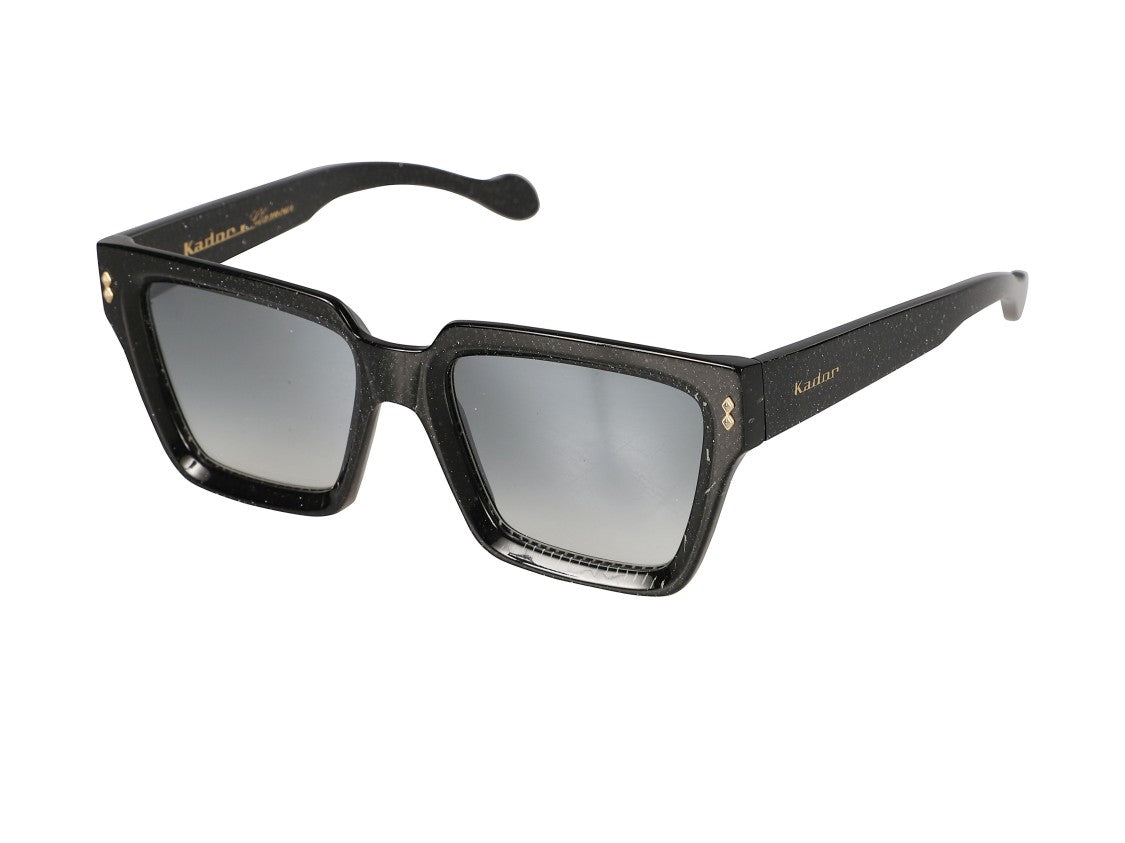 Kador Gold Fashion Glamour Oversized Square Gradient Sunglasses