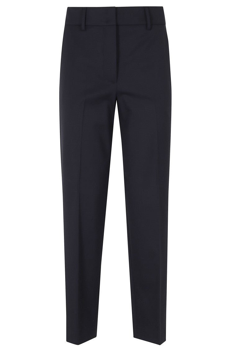 Seventy Blue Straight-Leg Tailored Virgin Wool-Blend Formal Pants
