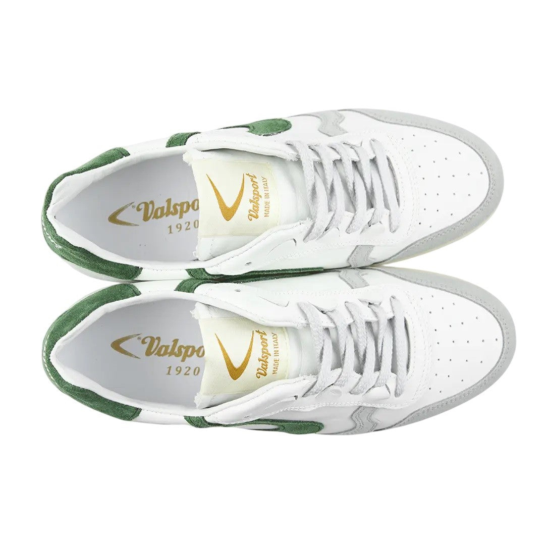 Valsport Green Premium Leather Suede Cupsole Sneakers