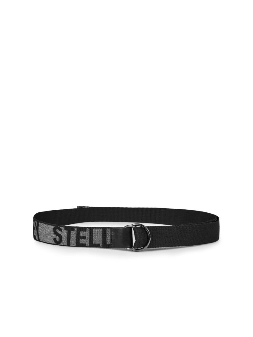 Stella Mccartney Monogram Logo Lurex Tape Belt