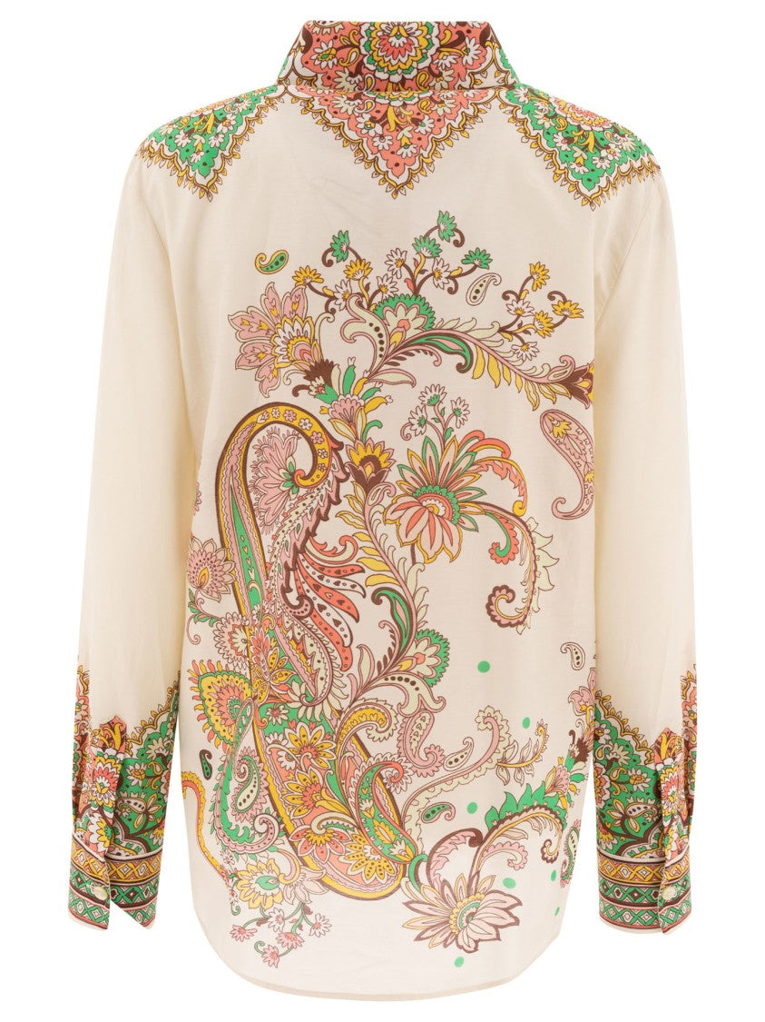 Etro Classic Collar Shirt With Paisley Print