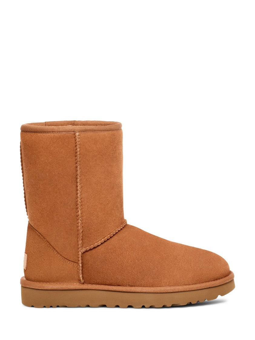 Ugg Mid-Calf Sheepskin And Suede Boots