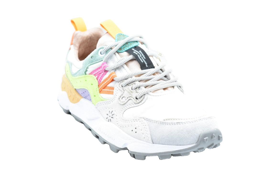 Flower Mountain Low-Top Sneakers With Suede And Accents