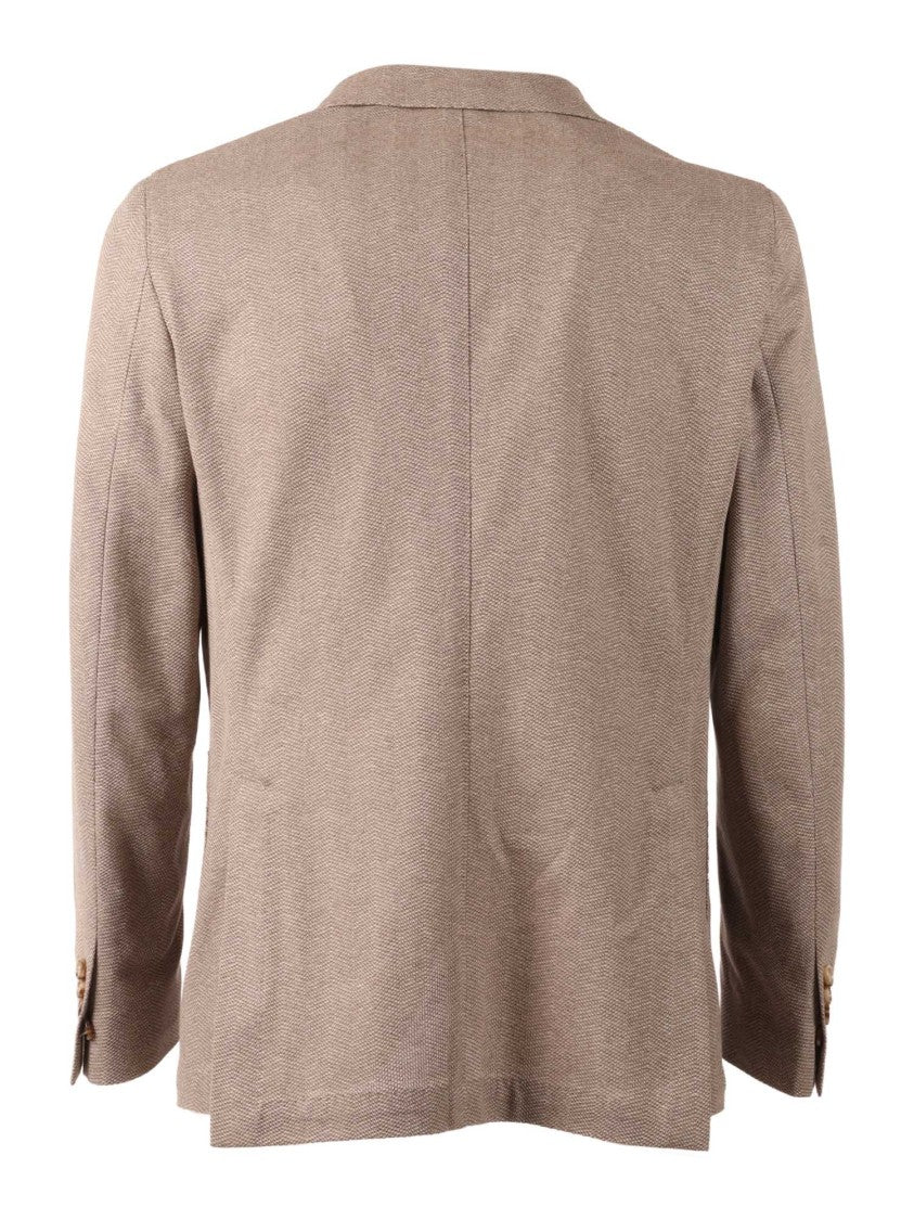 Breras Tailored Cotton Notch Blazer
