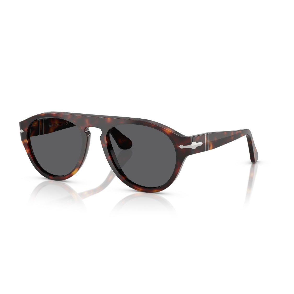 Persol 0Po3370s Aviator Sunglasses With Tortoiseshell Acetate Frame