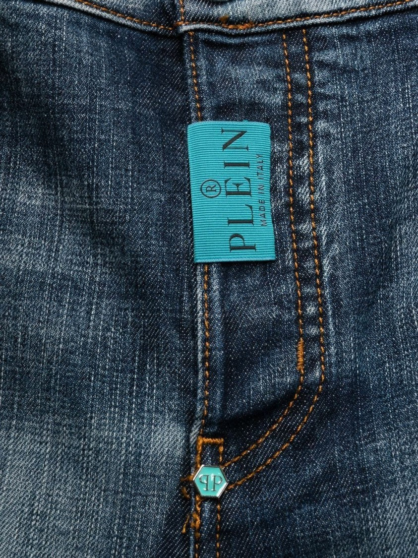 Philipp Plein Denim Trousers Skinny Fit