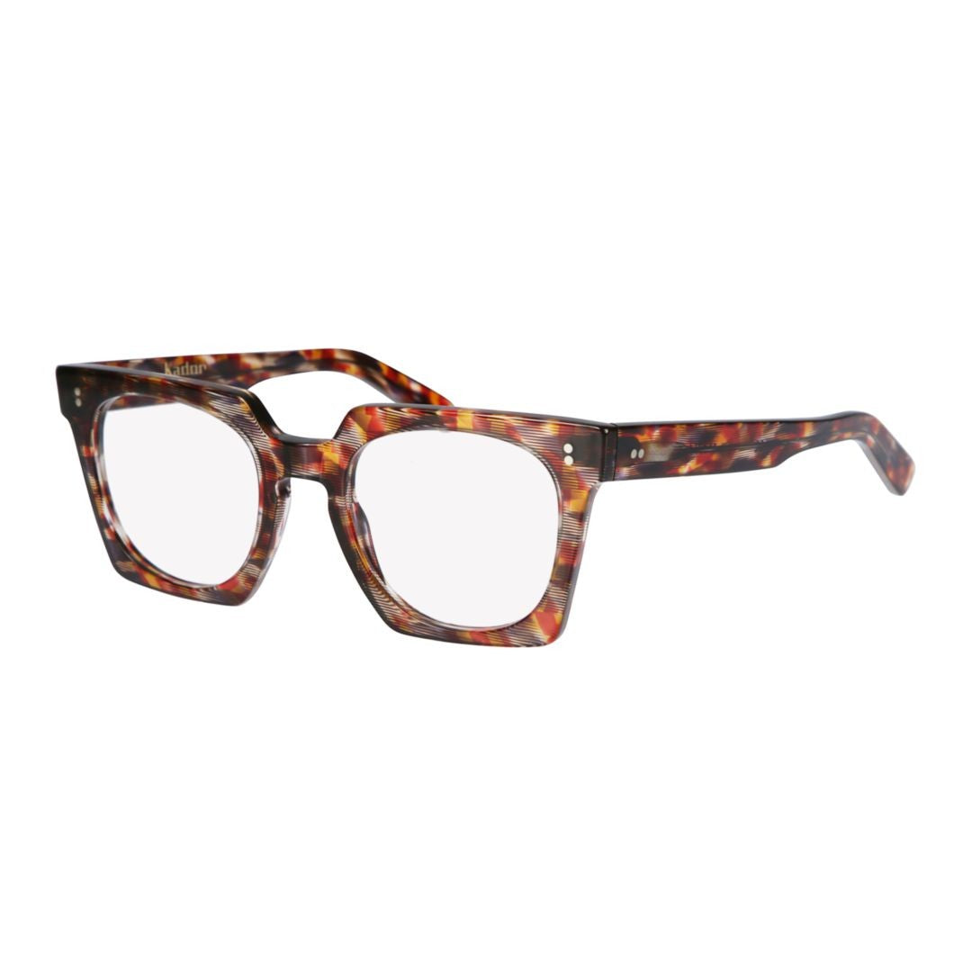 Kador Maya Bold Tortoiseshell Eyeglasses With Metallic Accents