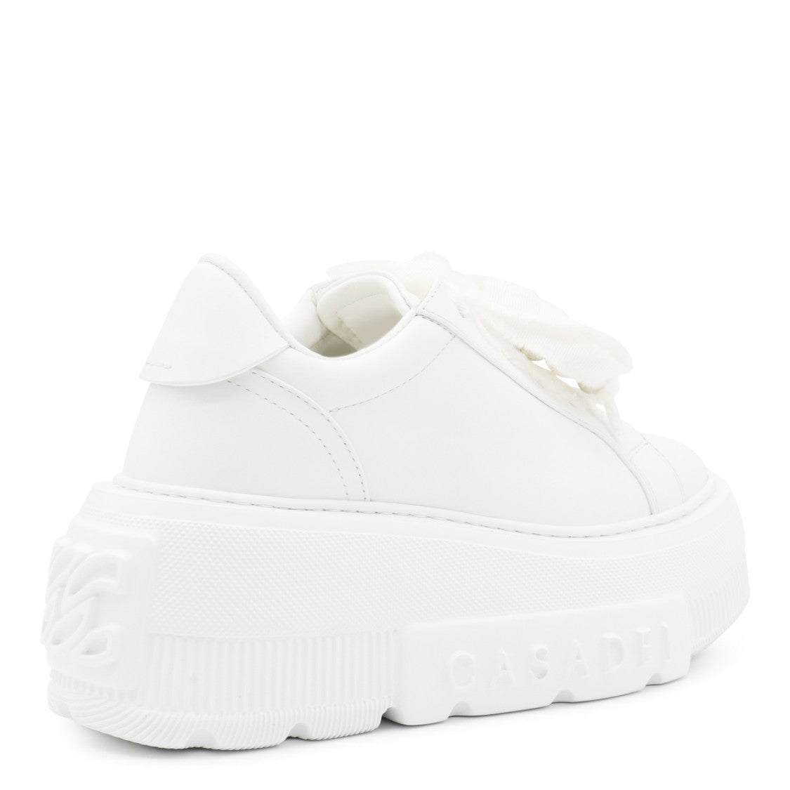 Casadei White Leather Nexus Sneakers