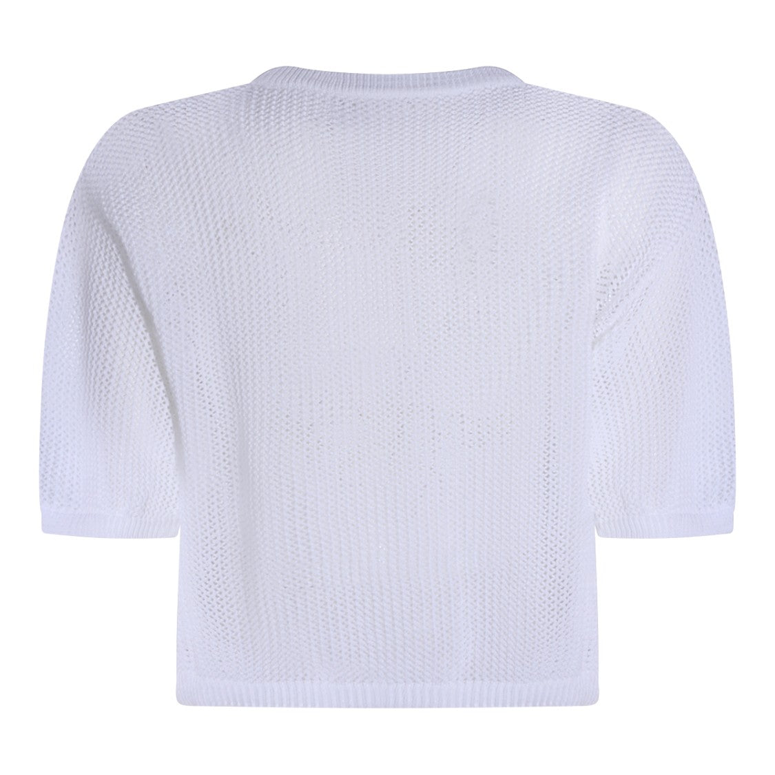 Antonelli Firenze Loose Weave Knit Sweater With Ribbed Trims