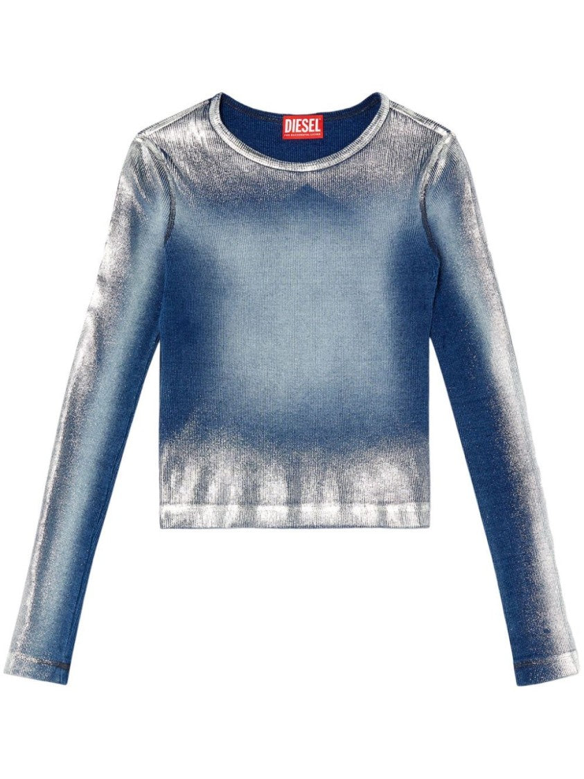 Diesel `T-Banes-Nc-Q1` Long Sleeve T-Shirt