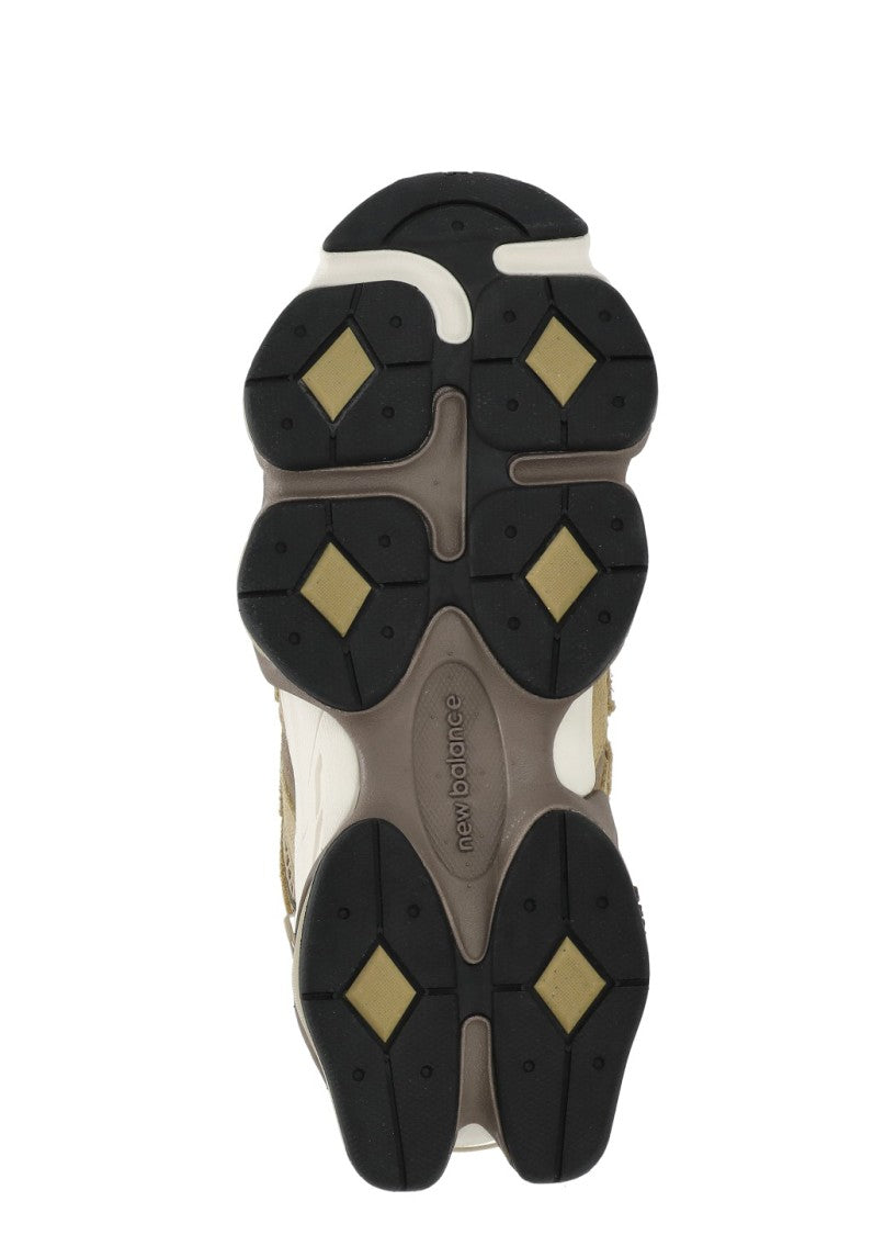 New Balance Gold Technical Fabric Low-Top Sneakers