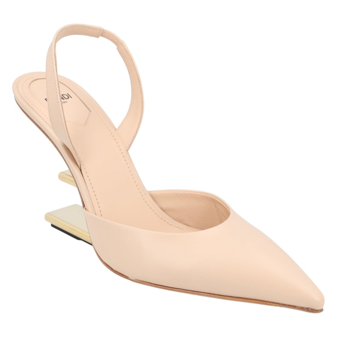 Fendi First Leather Slingbacks