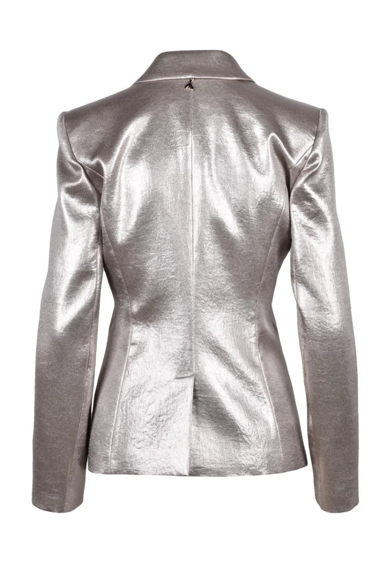 Patrizia Pepe Fitted Jacket - Gold