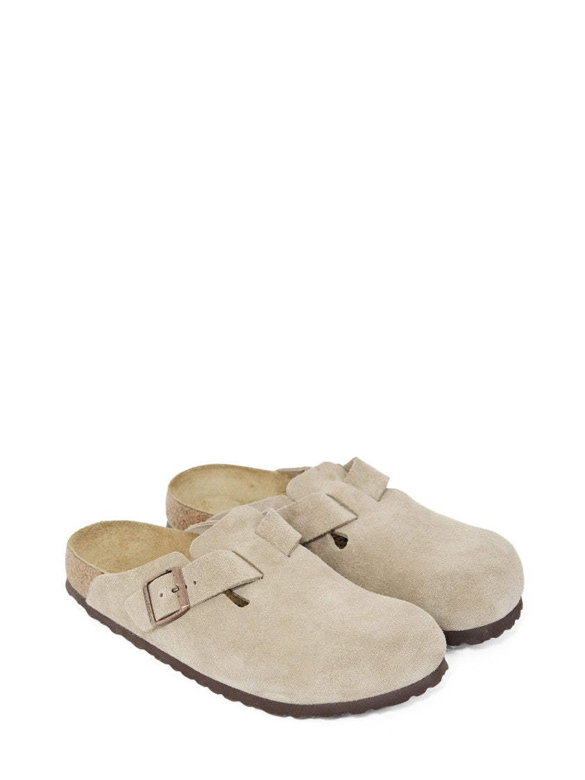Birkenstock Closed-Toe Slip-On Sandals With Adjustable Buckle