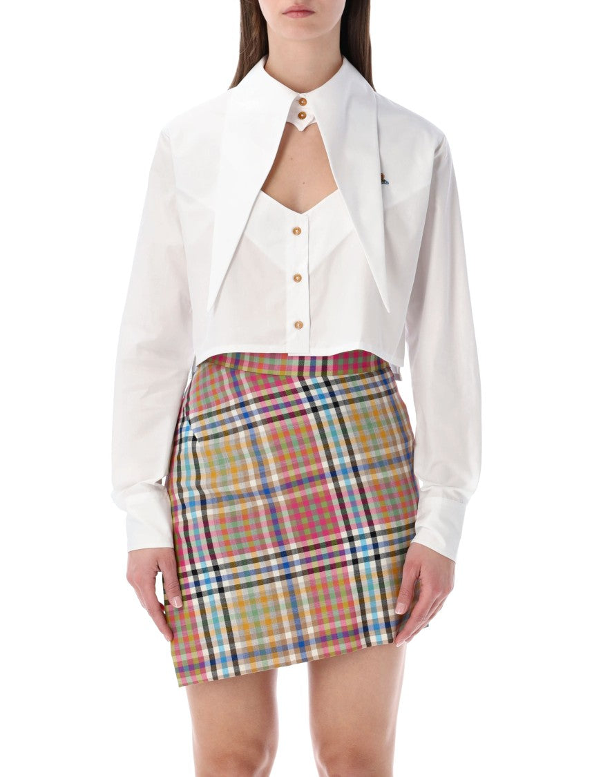 Vivienne Westwood Cut-Off Heart Cotton Shirt