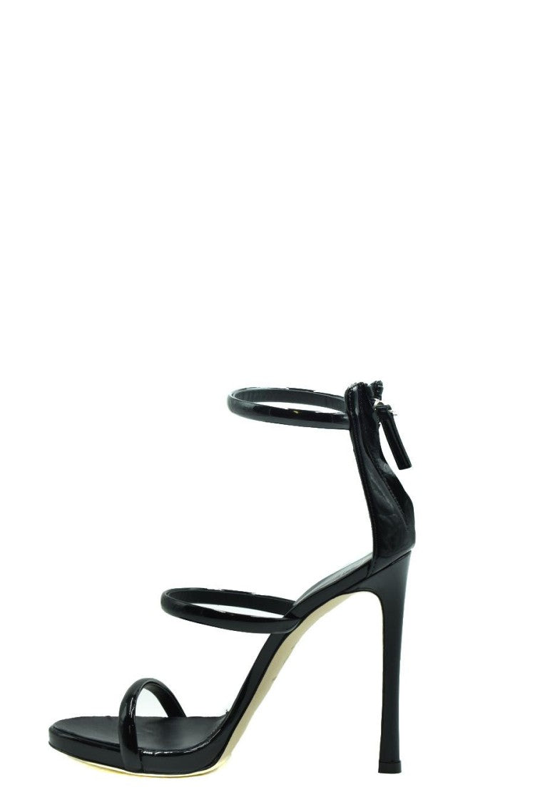 Giuseppe Zanotti High-Heeled Multicolor Leather Pumps Strappy Design
