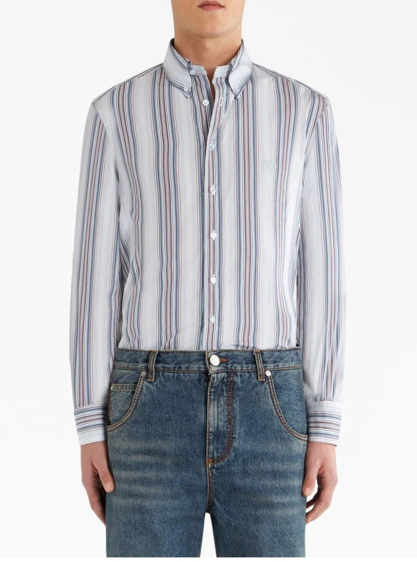 Etro Classic Striped Button-Down Shirt