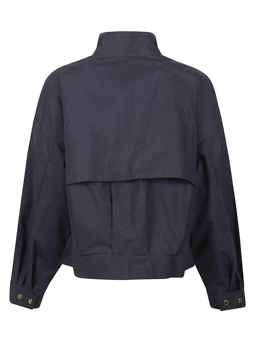 Barbour Cropped Black Casual Jacket