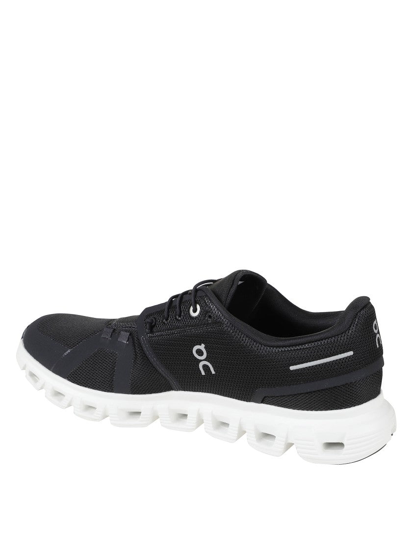 On Running Streamlined Black Sneakers With Breathable Mesh Upper