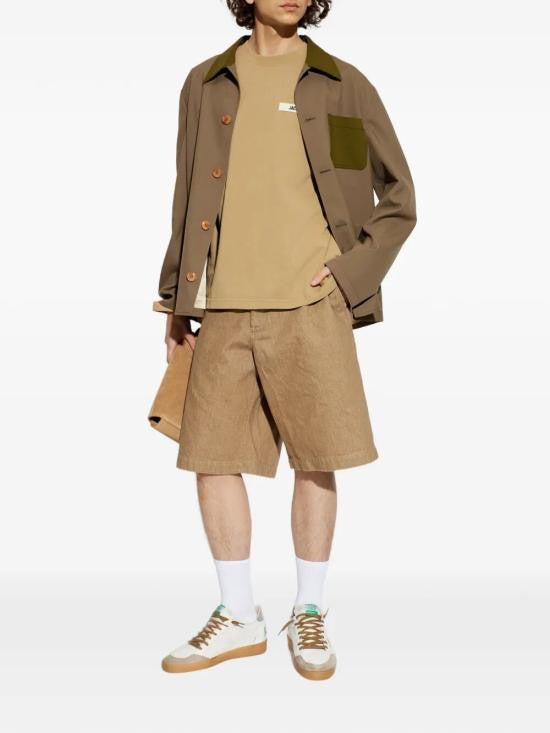 Jacquemus Mid-Length Brown Shorts