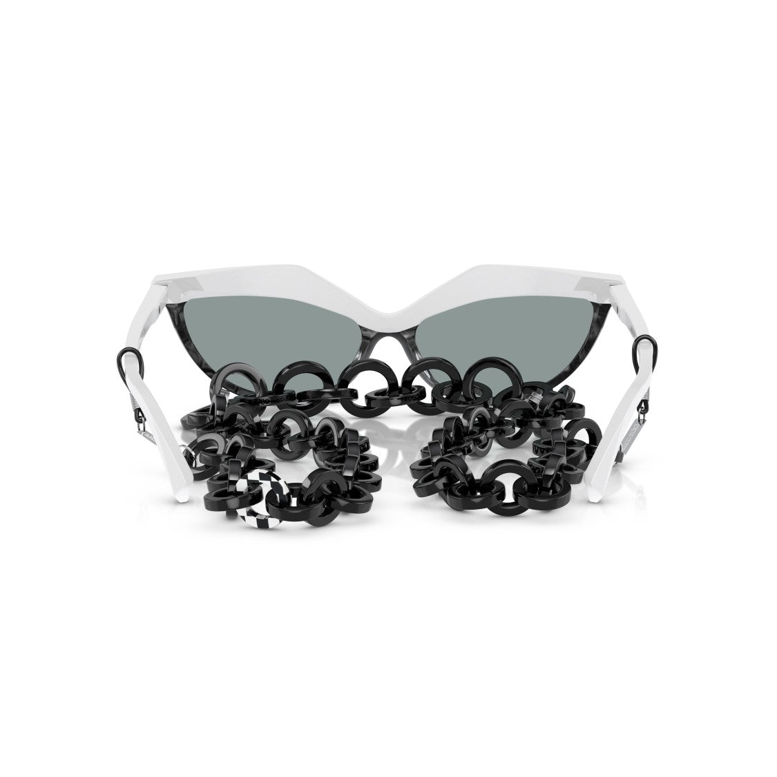 Luxottica 5070 Sole Cat-Eye Sunglasses With Chunky Chain Detail