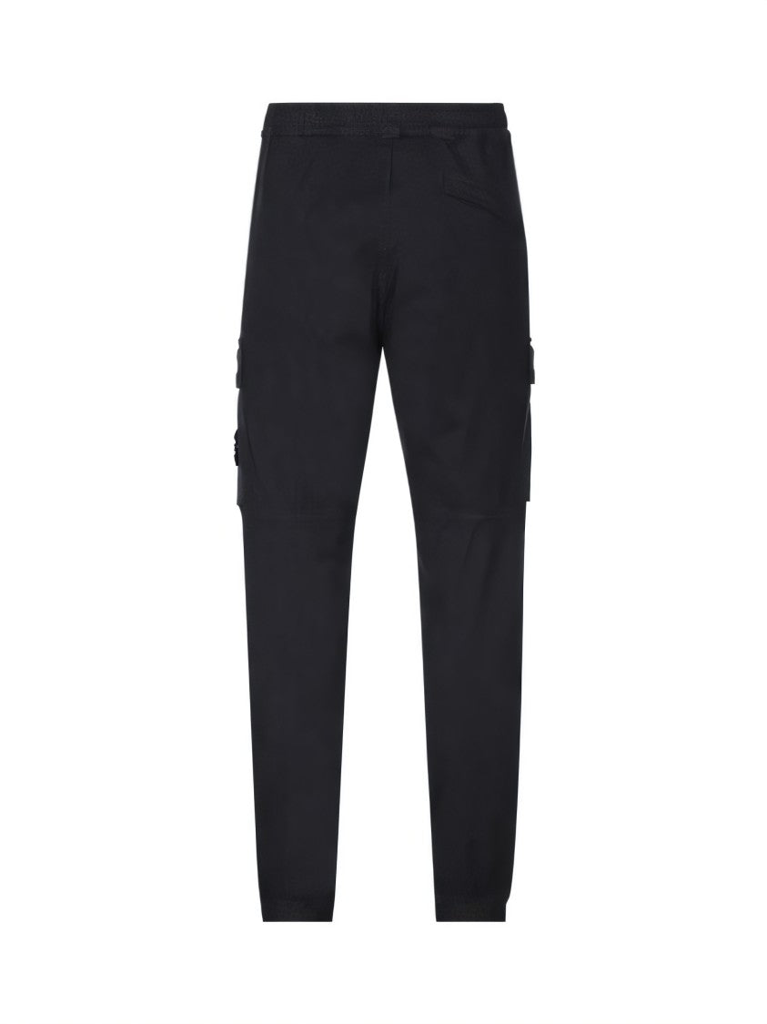 Stone Island Slim Fit Cargo Pants With Tapered Leg