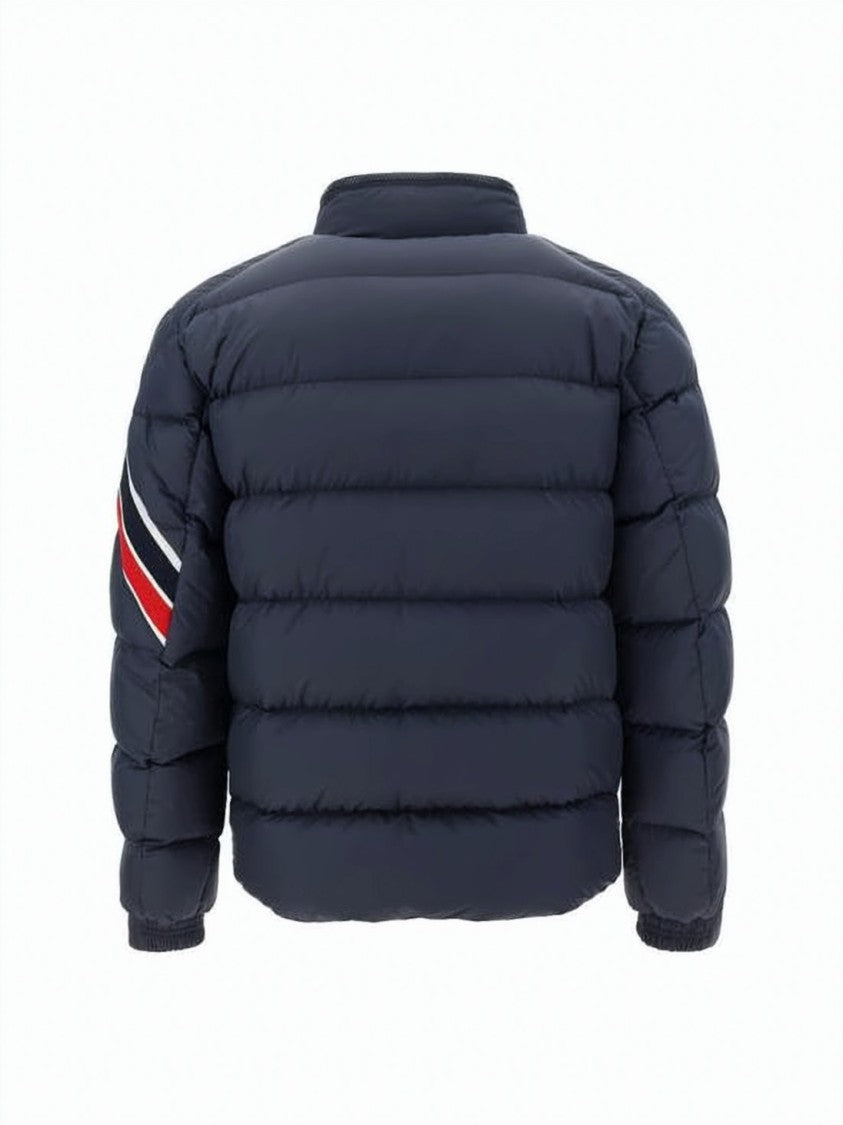 Moncler Quilted Down Jacket With High Collar