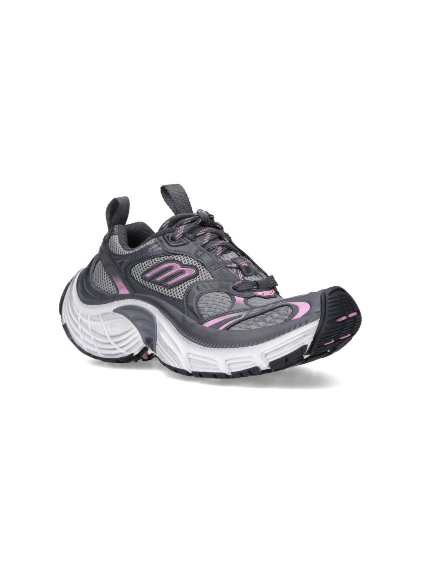 Balenciaga "6Xl" Sneakers – Grey/Pink