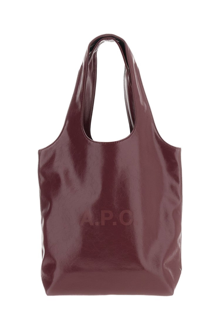 A.P.C. Small Eco-Friendly Tote Bag With Glossy Finish And Internal Pocket